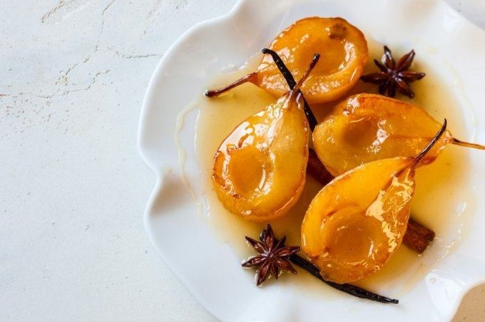 Poached Pears