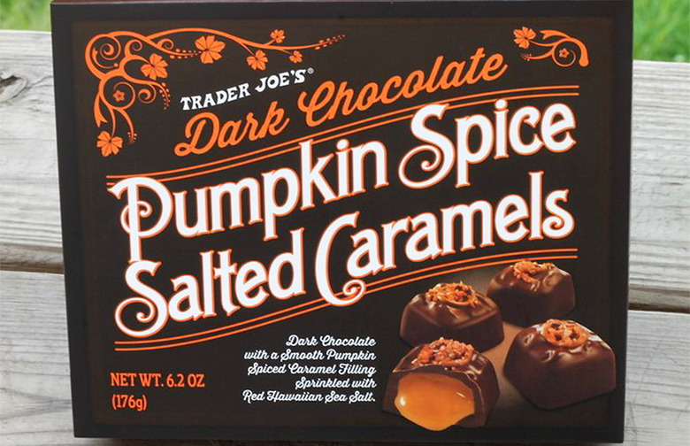 Seasonal Items: Dark Chocolate Pumpkin Spice Salted Caramels