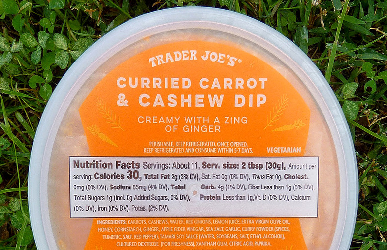 Dips: Curried Carrot & Cashew Dip