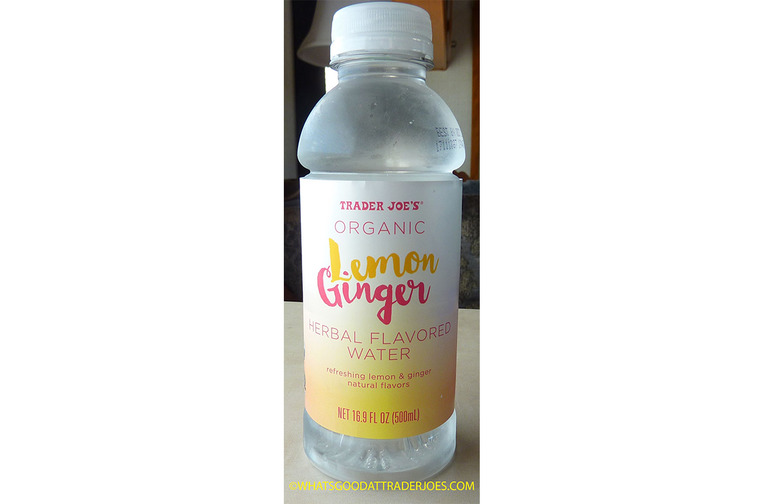 Beverages: Organic Lemon Ginger Herbal Flavored Water