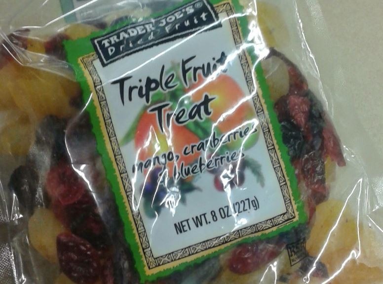 Dried Fruit: Triple Fruit Treat 