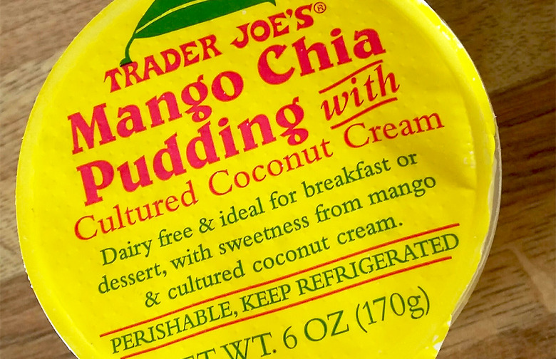 Dairy Products: Mango Chia Pudding With Cultured Coconut Cream