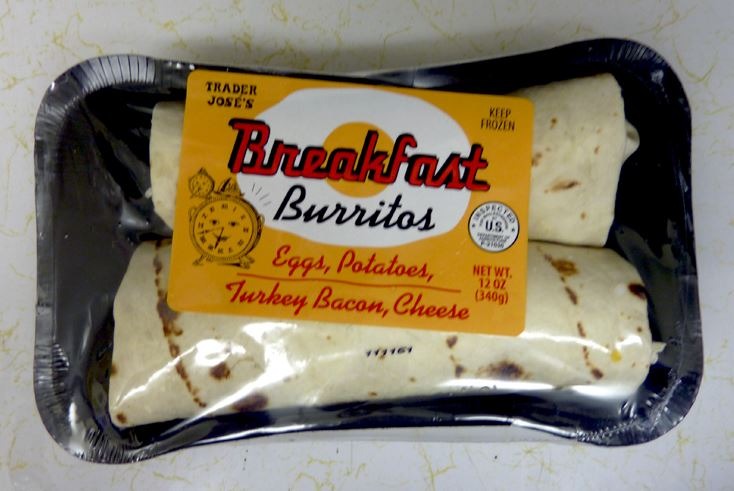 Frozen Food: Breakfast Burritos 