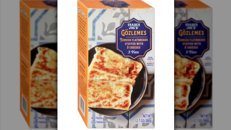 Gozlemes box on white background