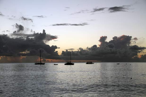 Colony Club Beach at Sunset