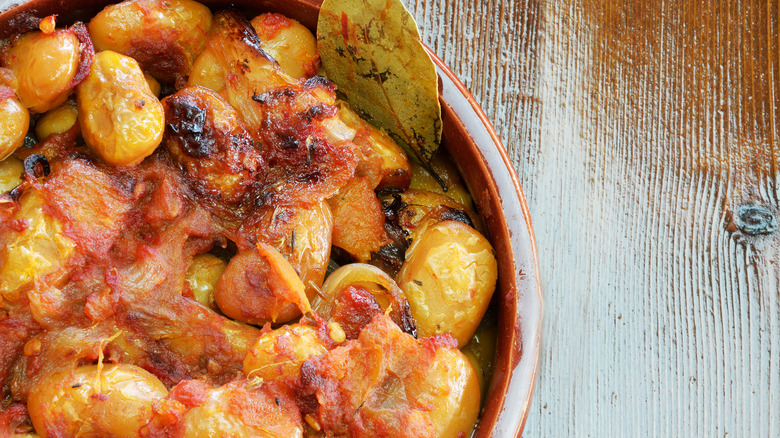 Baked gigantes beans