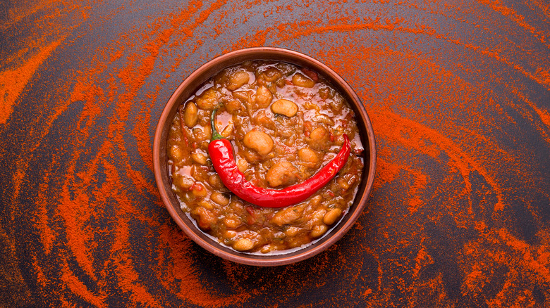 Bowl of tavče gravče