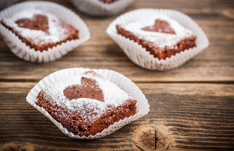 Dessert: Heart-Shaped Brownies