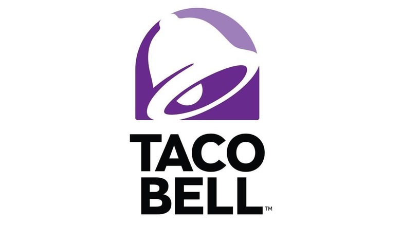 Taco Bell logo on white background