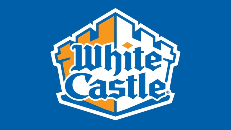 White Castle logo on blue background