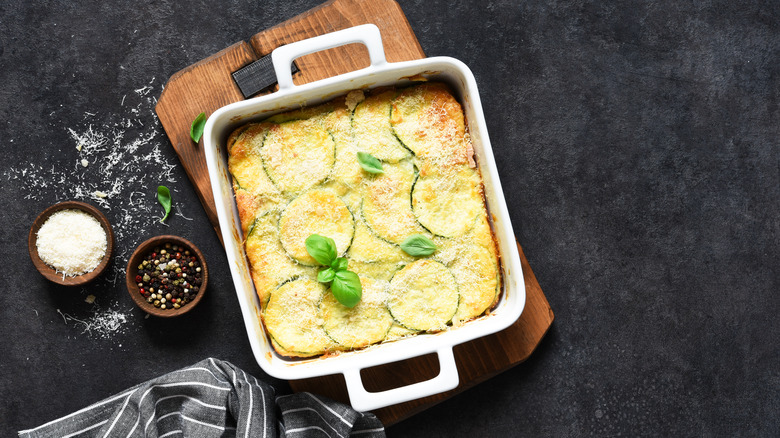Zucchini gratin