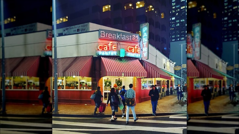 The Original Pantry Café at night