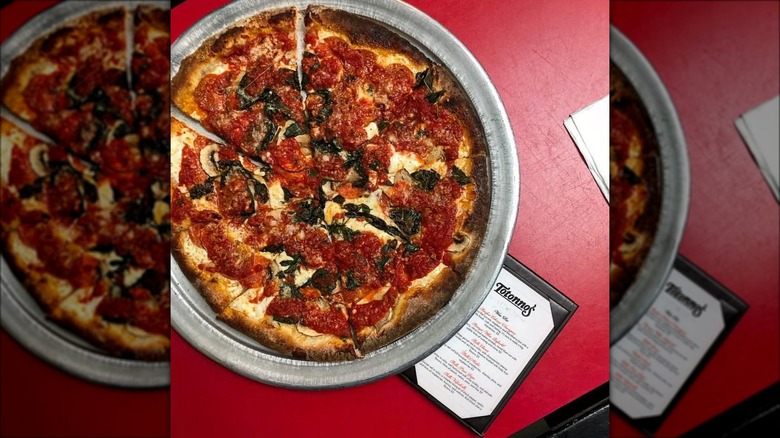 Totonno's pizza and menu