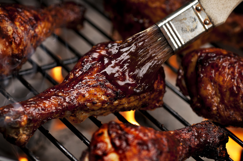 Grilled Chicken With Buffalo Barbecue Sauce