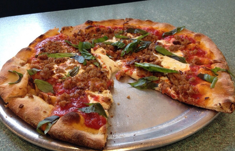 #14 Nick's Pizza, Forest Hills, Queens, N.Y. (Mushroom and Sausage)