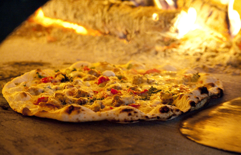 #8 Gjelina, Los Angeles, Calif. (Lamb Sausage: Confit tomato, rapini, Pecorino, Asiago, no sauce)