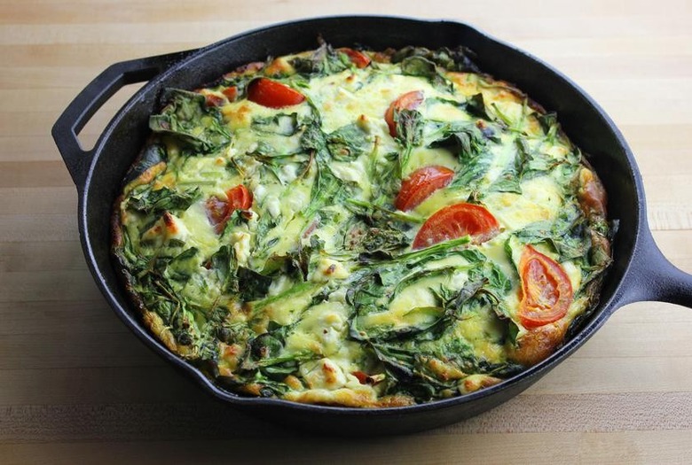 Eggs and Greens Breakfast Skillet
