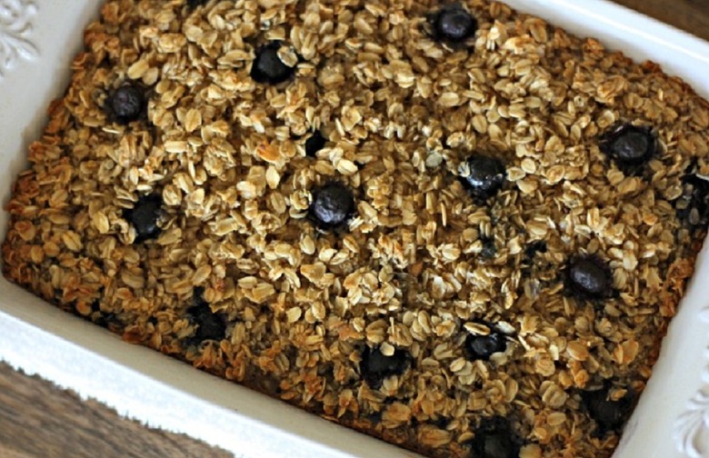 Baked Blueberry Oatmeal