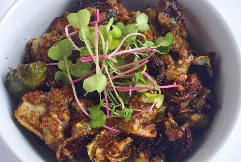 Crispy Maple Brussels Sprouts