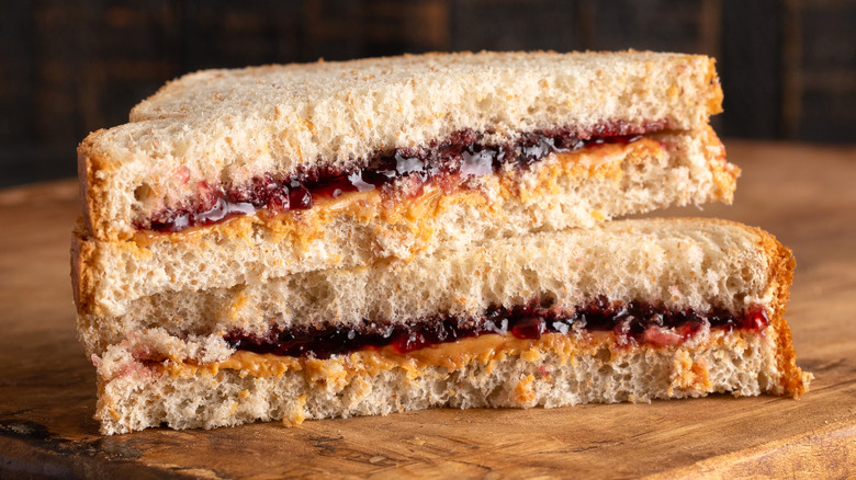 Peanut butter & jelly sandwich