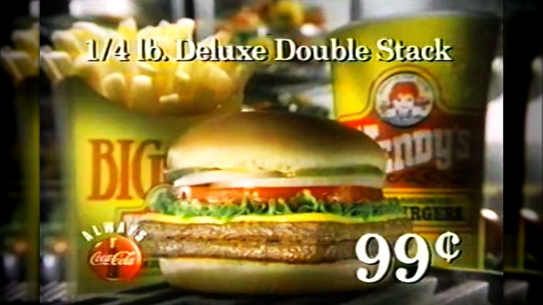 Wendy's Deluxe Double Stack