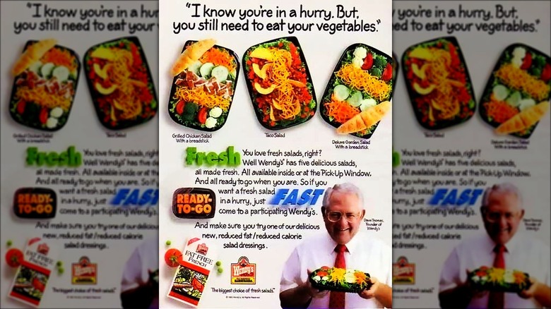 Wendy's Caesar Side Salad