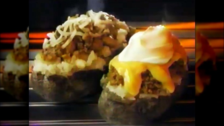 Italian and Mexican Hot Stuffed Potatoes