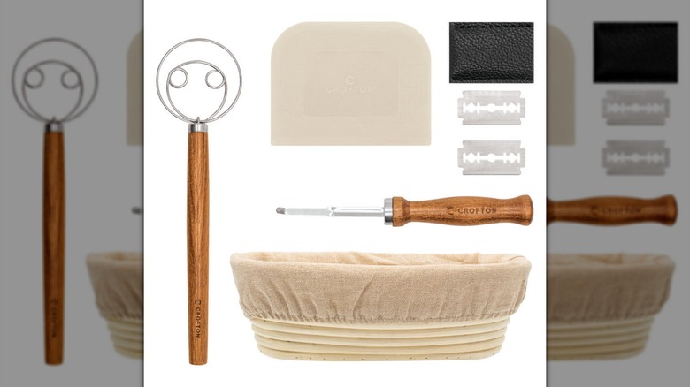 A Crofton Bread Making Kit on a white background