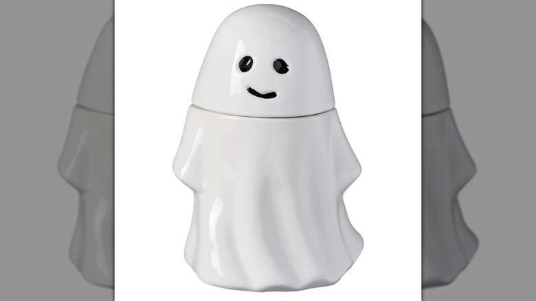 A Crofton ghost Cookie Jar on a white background