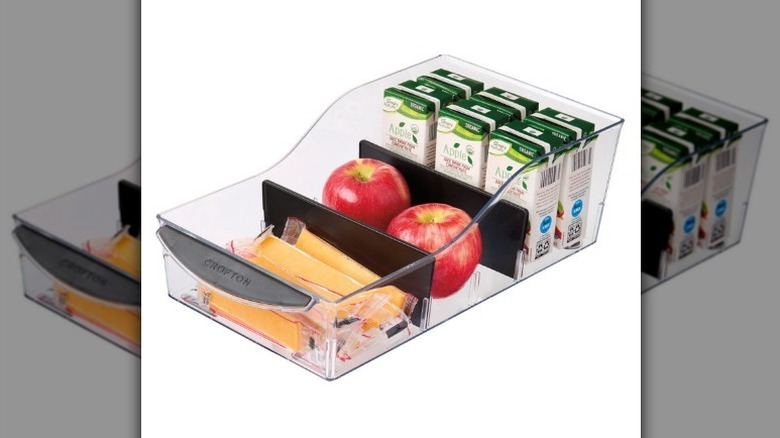 Fridge tray on white background