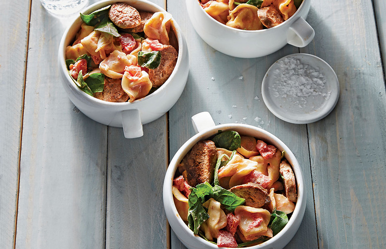 Sausage-and-Spinach Cheese Tortellini