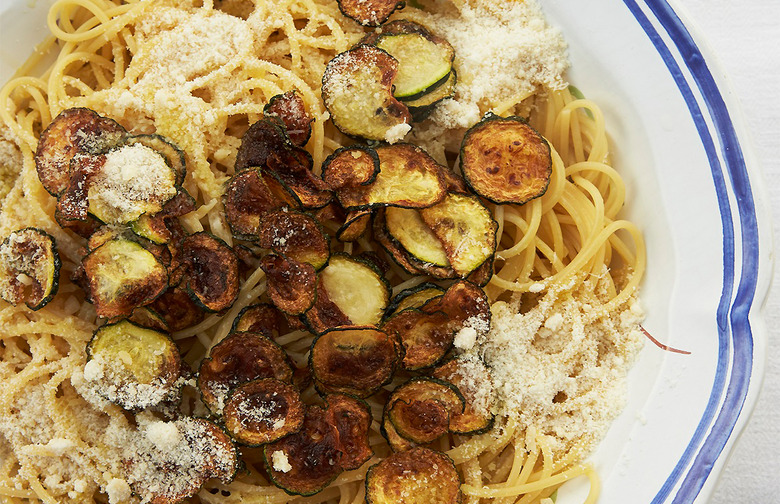 Spaghetti With Zucchini and Pecorino Romano
