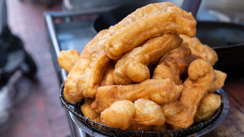 Chinese youtiao fried dough