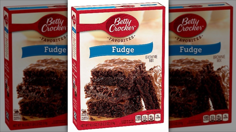 Betty Crocker fudge brownie mix