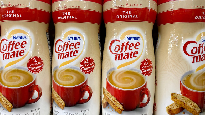 Cartons of Coffee Mate creamer