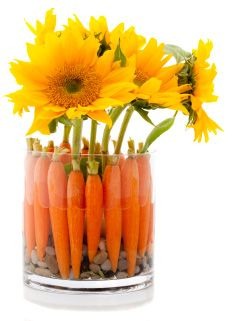 3 Carrot Centerpieces