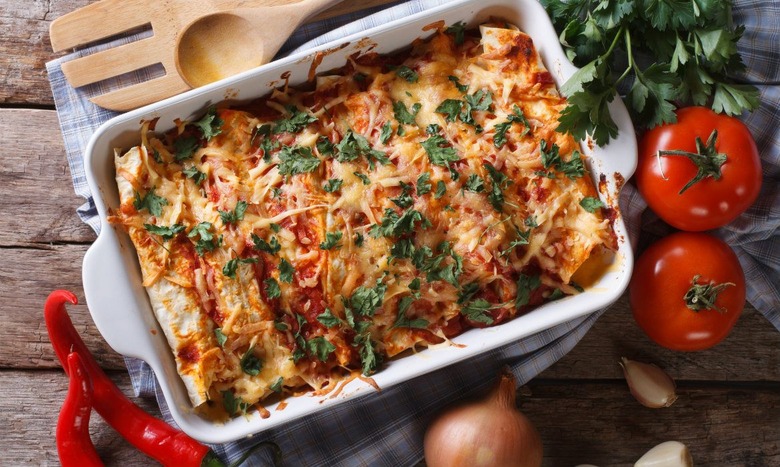 Overnight Breakfast Enchiladas