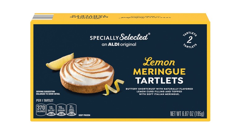 A box of Specially Selected Lemon Meringue Tartlets