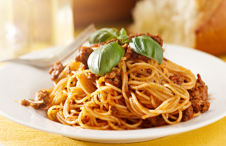 Pasta With Bolognese Sauce