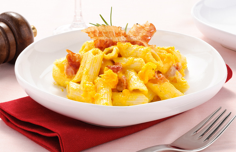 Creamy Pumpkin Penne With Crispy Sage and Toasted Pecans