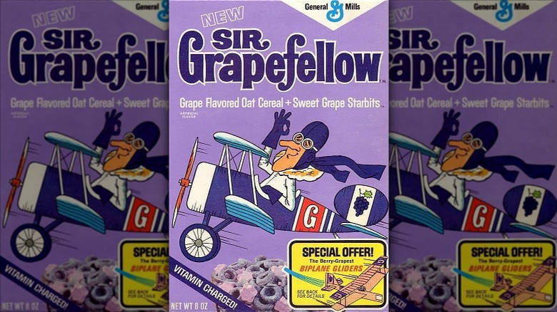 Box of Sir Grapefellow cereal