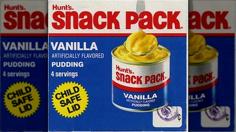 Hunts vanilla Snack Pack