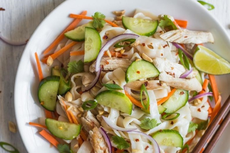 Lemongrass Chicken Noodle Salad