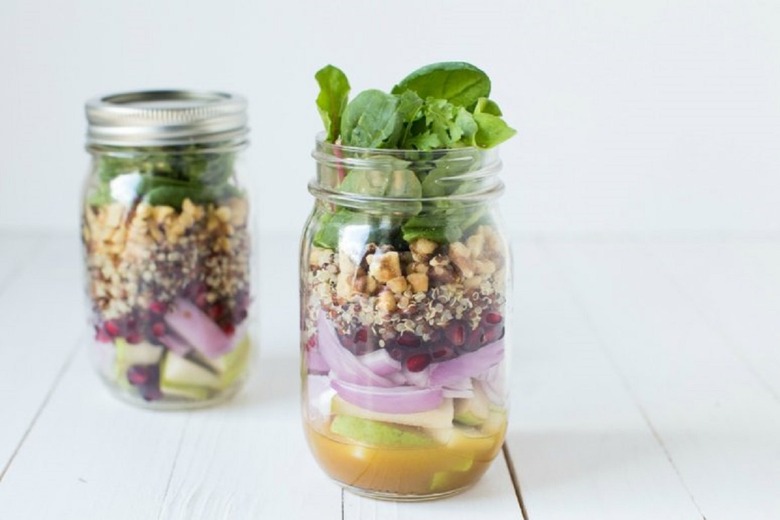 Mason Jar Salad With Maple Cider Vinaigrette Recipe