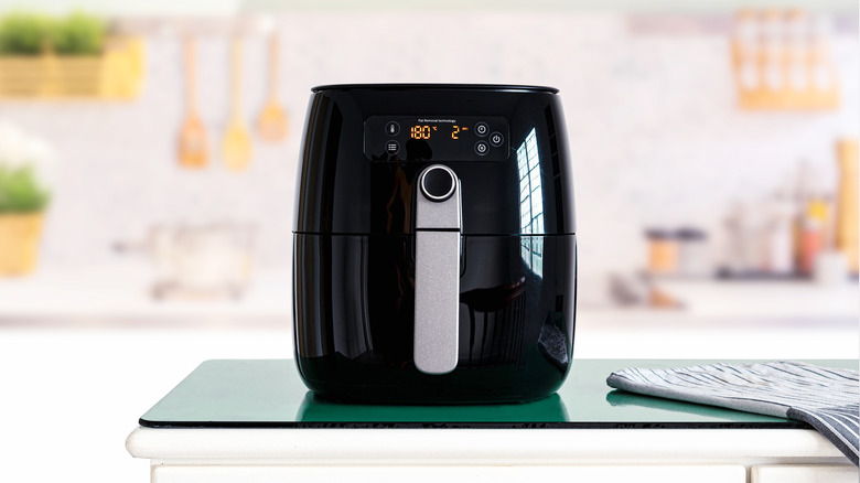 air fryer sitting on counter