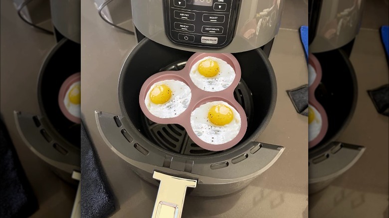silicone mold in air fryer