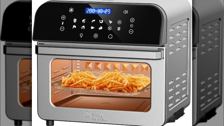 tray of french fries cooking