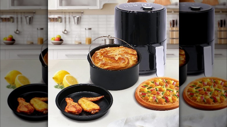 bakeware in an air fryer