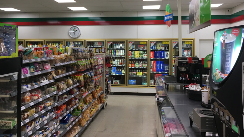 Interior of 7-Eleven