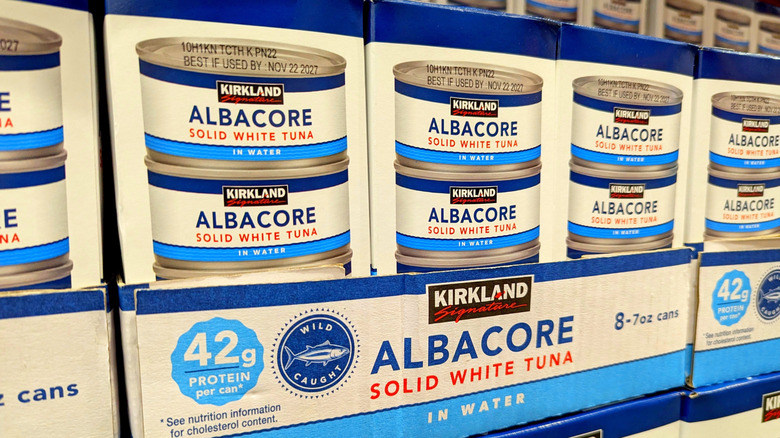 Boxes of Albacore solid white tuna
